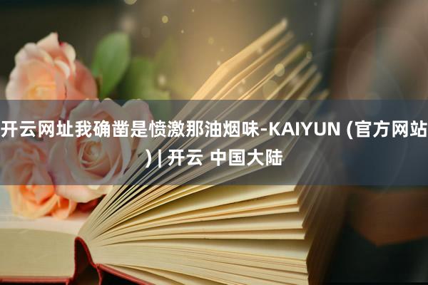 开云网址我确凿是愤激那油烟味-KAIYUN (官方网站) | 开云 中国大陆